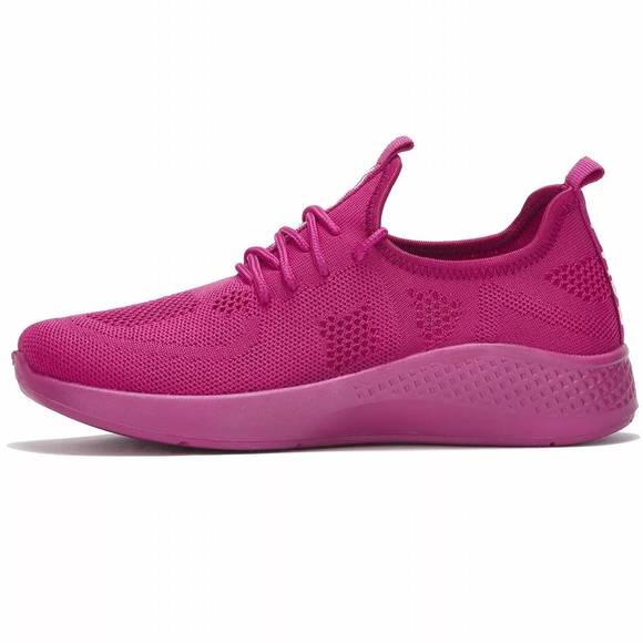 NEW ANDREA women's casual athletic sneakers in pink - Picture 2 of 4